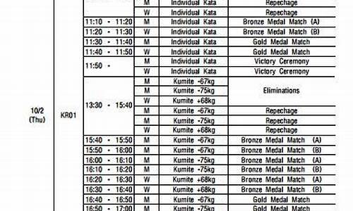 仁川奥运会时间表_仁川奥运会时间表图片